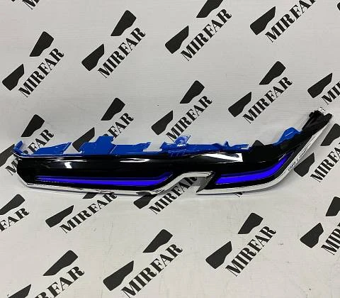 Верхняя маска (Chrome/Blue) левой фары BMW 5er G30 2020-н.в. Laser LED