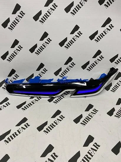 Верхняя маска (Chrome/Blue) левой фары BMW 5er G30 2020-н.в. Laser LED