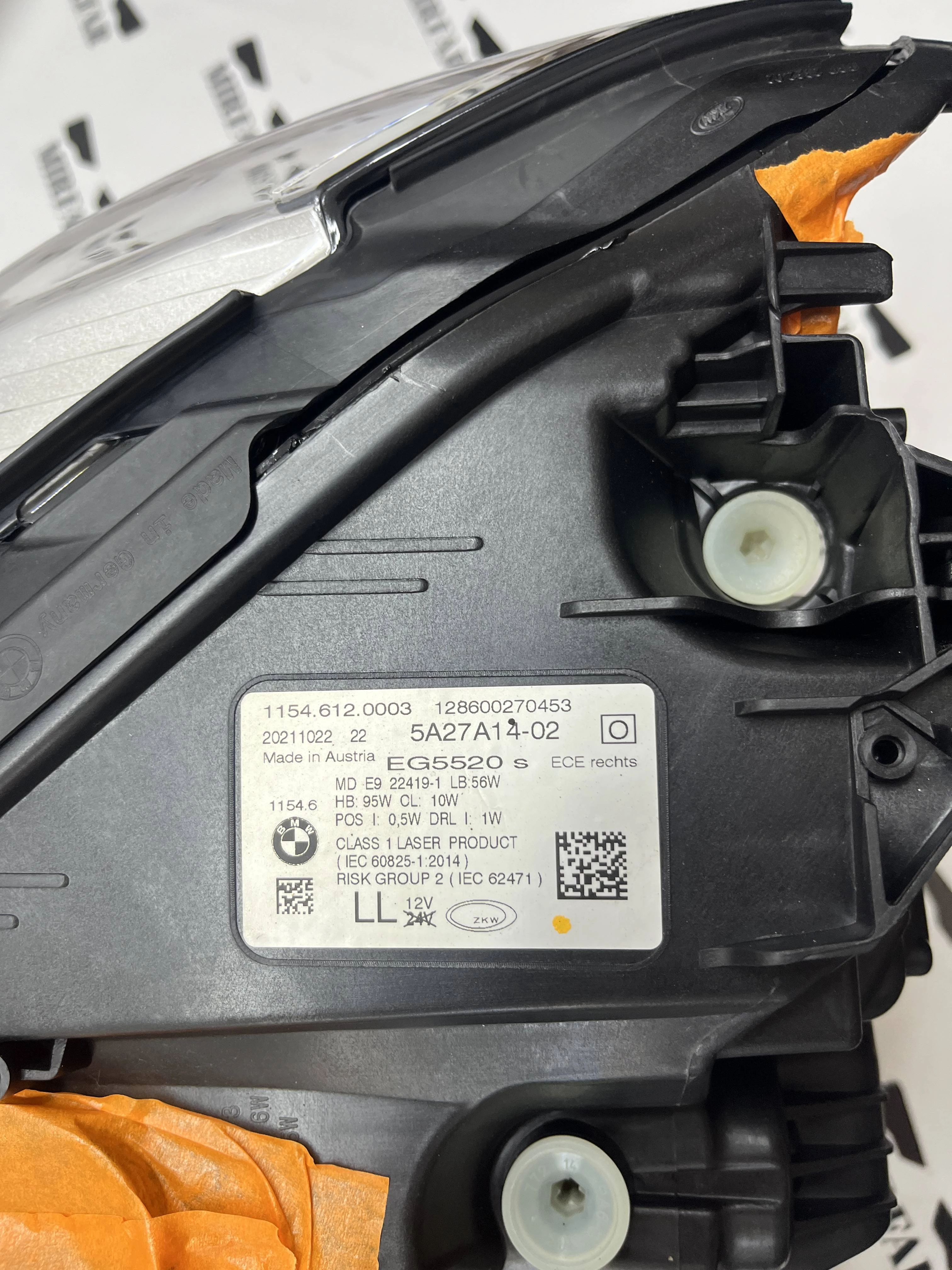 Фара правая BMW 7 series G11 G12 2019-2022 Рестайлинг Laser